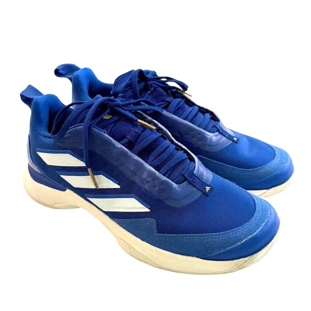 Adidas Avacourt Blue White Tennis Pickleball Sneakers Athletic Shoes 8